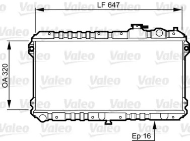 Теплообменник VALEO 731437