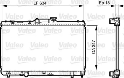 Теплообменник VALEO 731441