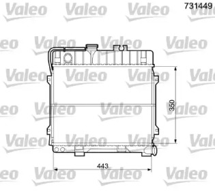 Теплообменник VALEO 731449