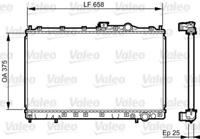 Теплообменник VALEO 731451