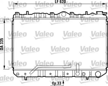 Теплообменник VALEO 731454