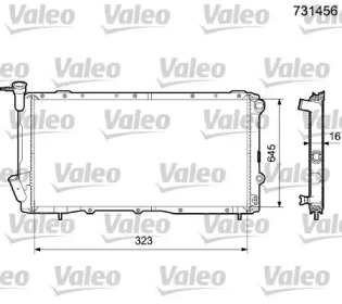 Теплообменник VALEO 731456