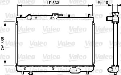 Теплообменник VALEO 731461