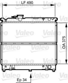 Теплообменник VALEO 731463