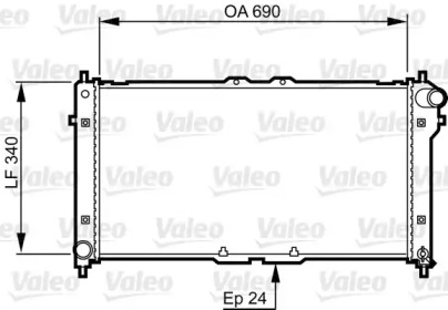 Теплообменник VALEO 731466