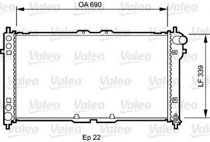 Теплообменник VALEO 731472