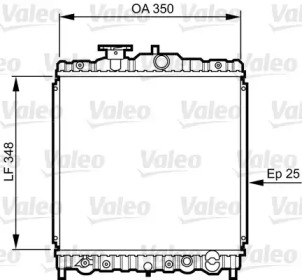 Теплообменник VALEO 731474