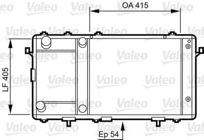 Теплообменник VALEO 731491