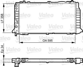 Теплообменник VALEO 731501