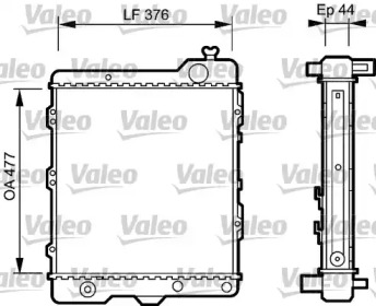 Теплообменник VALEO 731505