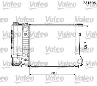 Теплообменник VALEO 731508