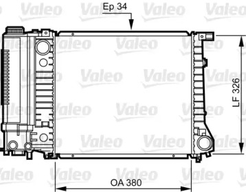 Теплообменник VALEO 731509