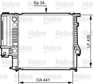 Теплообменник VALEO 731512