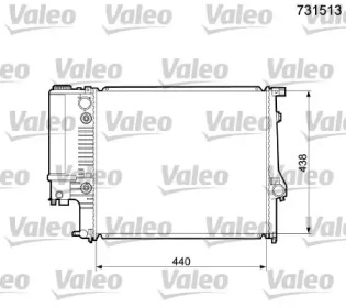 Теплообменник VALEO 731513