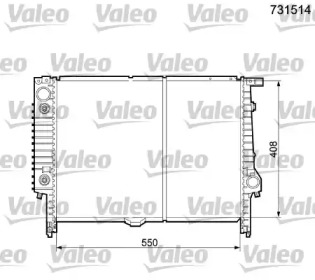 Теплообменник VALEO 731514