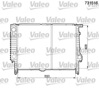 Теплообменник VALEO 731516