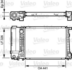 Теплообменник VALEO 731520