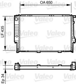 Теплообменник VALEO 731523