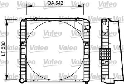 Теплообменник VALEO 731534