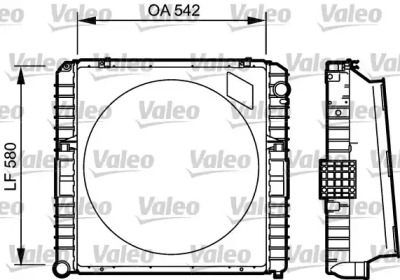 Теплообменник VALEO 731535