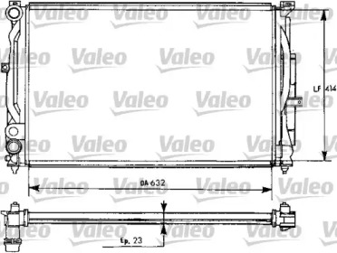 Теплообменник VALEO 731537