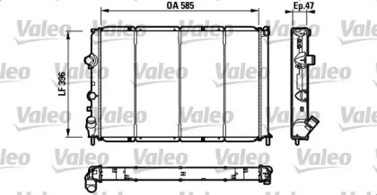 Теплообменник VALEO 731538