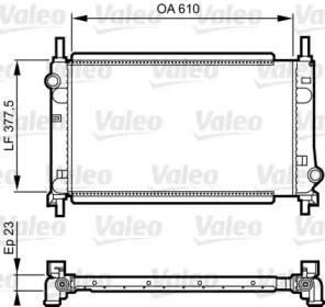 Теплообменник VALEO 731550