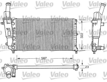 Теплообменник VALEO 731558