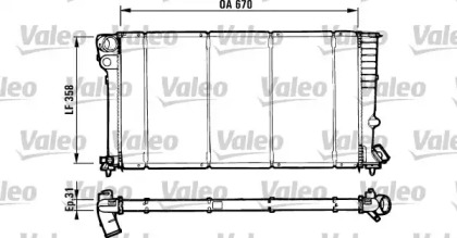 Теплообменник VALEO 731571