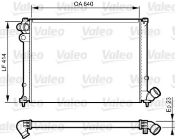 Теплообменник VALEO 731574