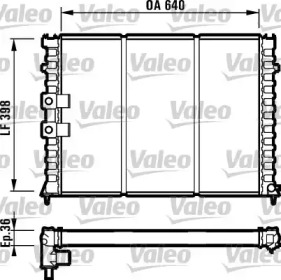 Теплообменник VALEO 731586