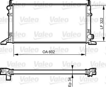 Теплообменник VALEO 731594