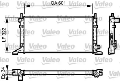 Теплообменник VALEO 731595