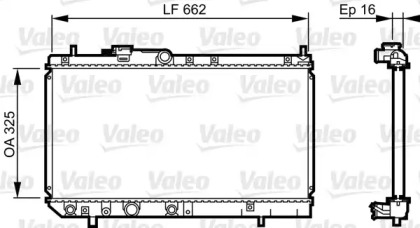 Теплообменник VALEO 731620