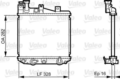 Теплообменник VALEO 731622