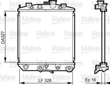 Теплообменник VALEO 731623