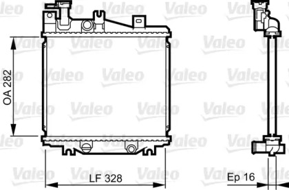 Теплообменник VALEO 731625