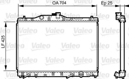 Теплообменник VALEO 731629