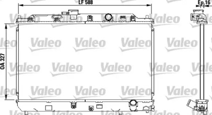 Теплообменник VALEO 731634