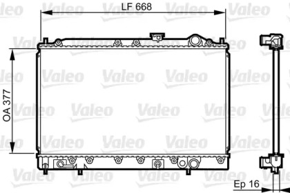 Теплообменник VALEO 731642