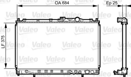 Теплообменник VALEO 731649