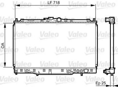 Теплообменник VALEO 731650