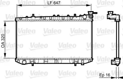 Теплообменник VALEO 731664