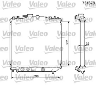 Теплообменник VALEO 731678