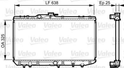 Теплообменник VALEO 731688