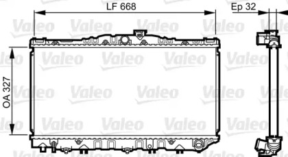 Теплообменник VALEO 731698