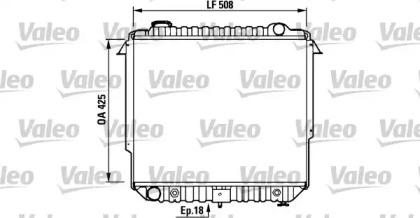 Теплообменник VALEO 731718