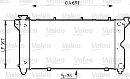 Теплообменник VALEO 731723