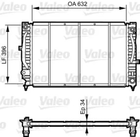 Теплообменник VALEO 731756