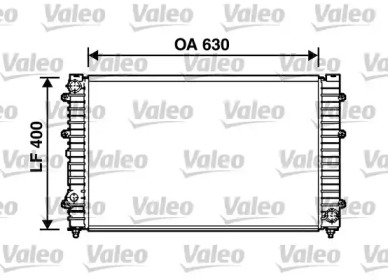 Теплообменник VALEO 731758